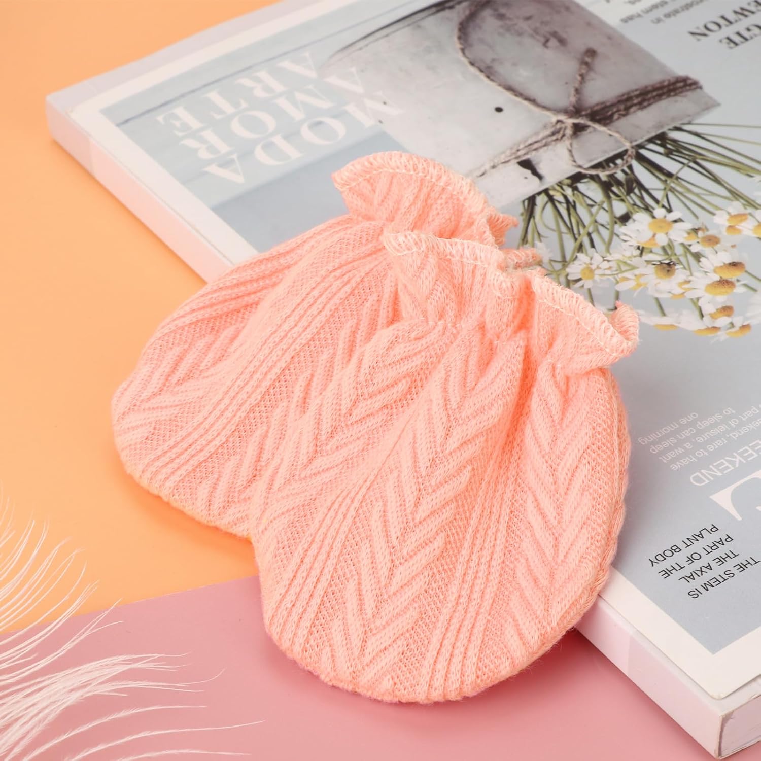 AQOKKA Newborn Receiving Blanket Set with Bow 1