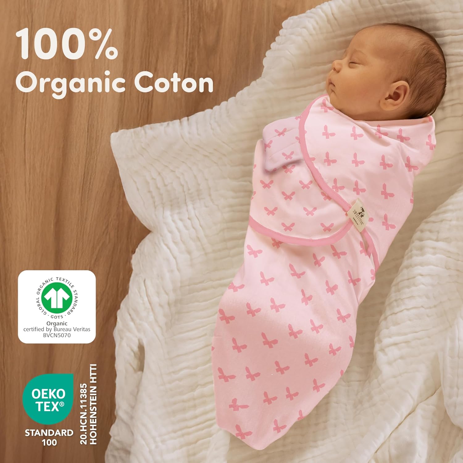Sweety Fox 3-Pack Organic Baby Sleep Sacks
