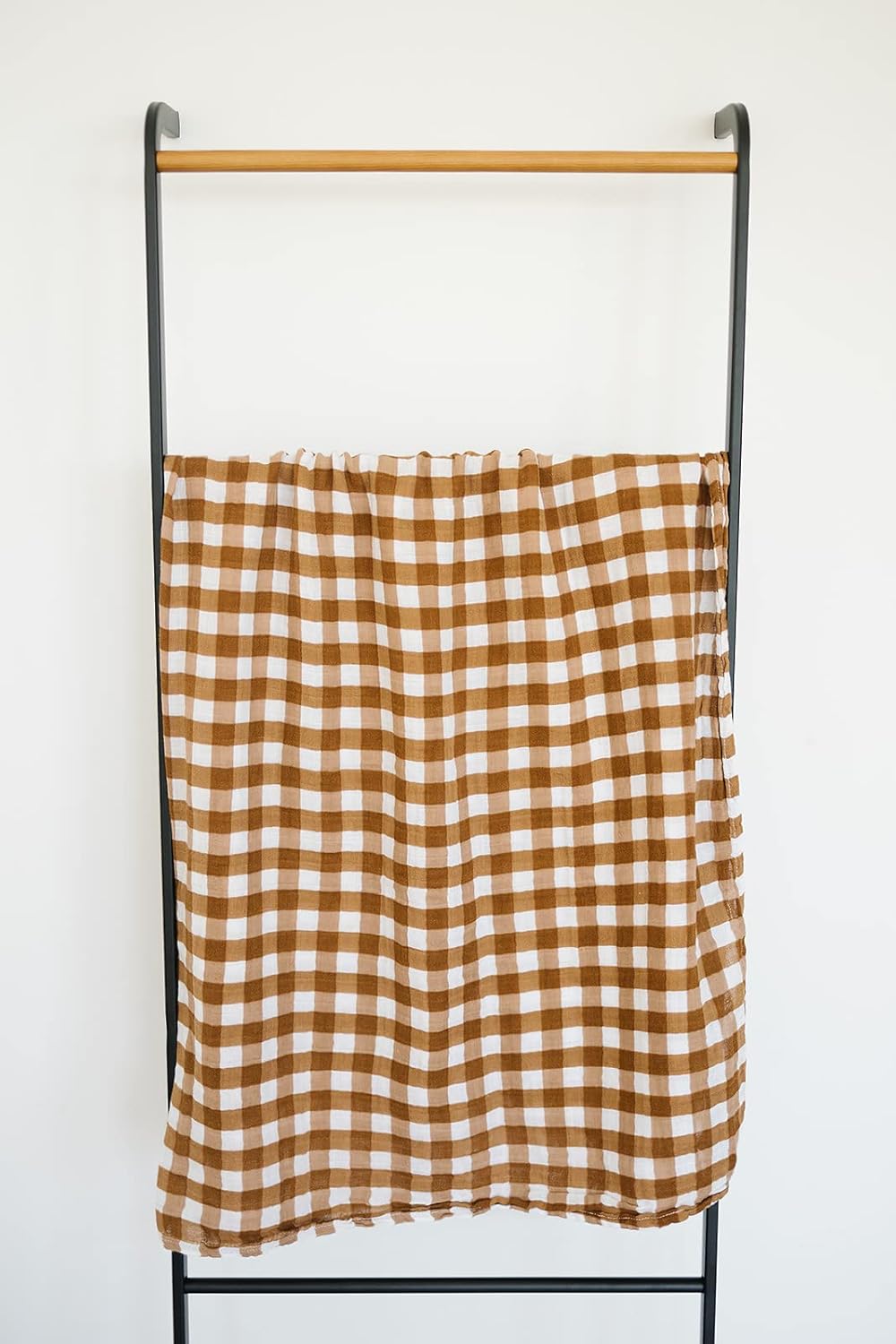 Mebie Baby Gingham Muslin Swaddle Blanket