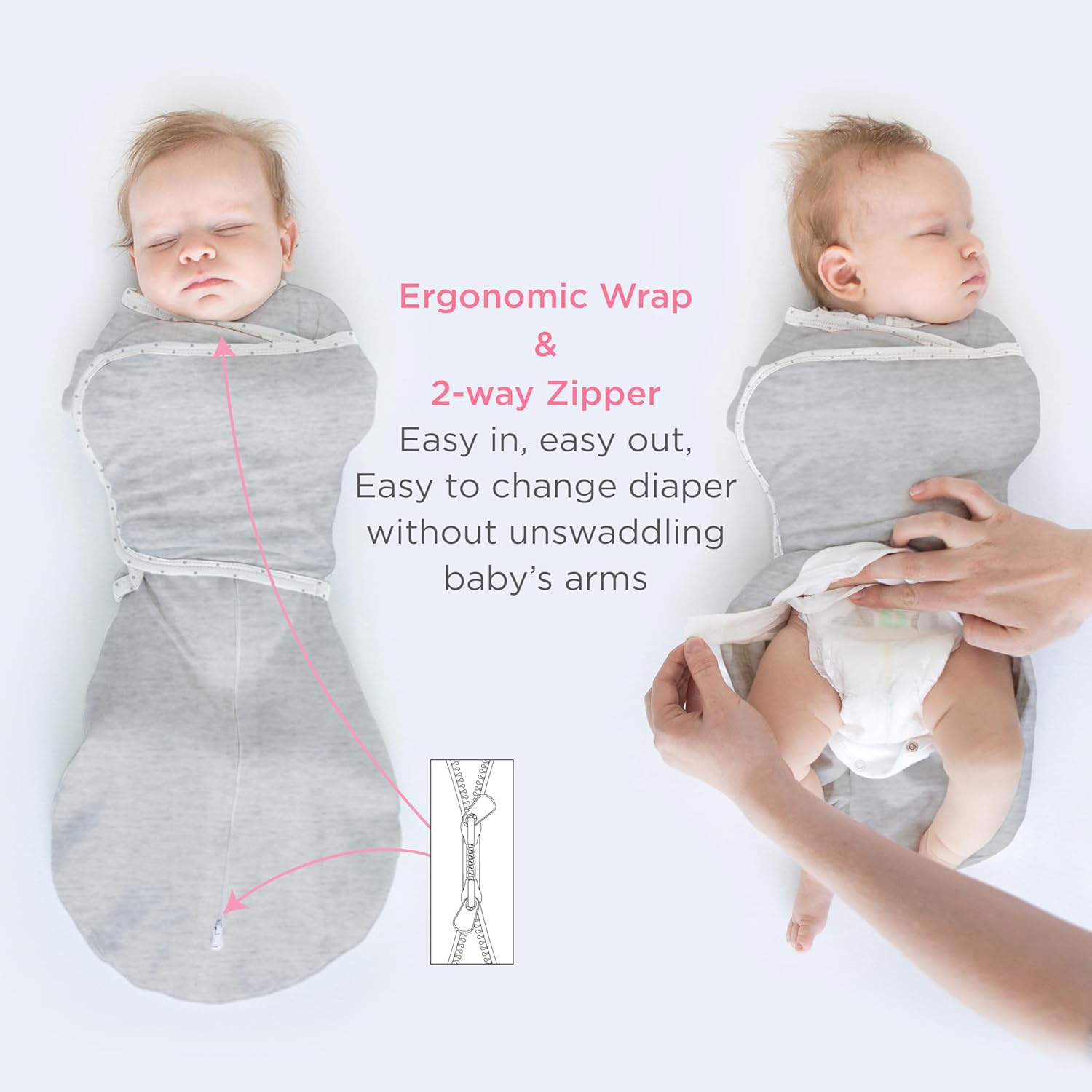 SwaddleDesigns 6-Way Omni Swaddle Sack for Newborn 1