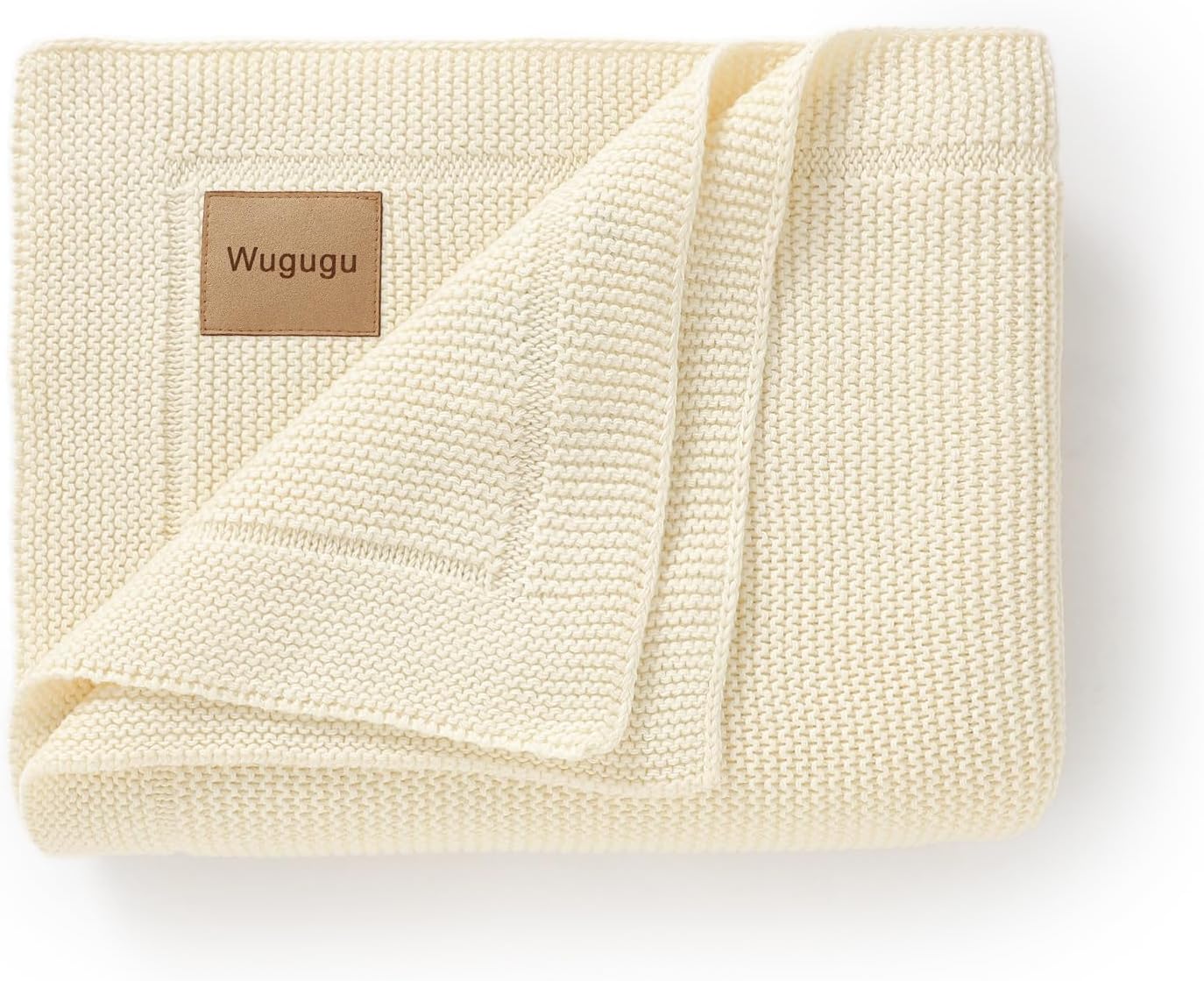 Wugugu 30x40 Inch Baby Blanket Soft Knit