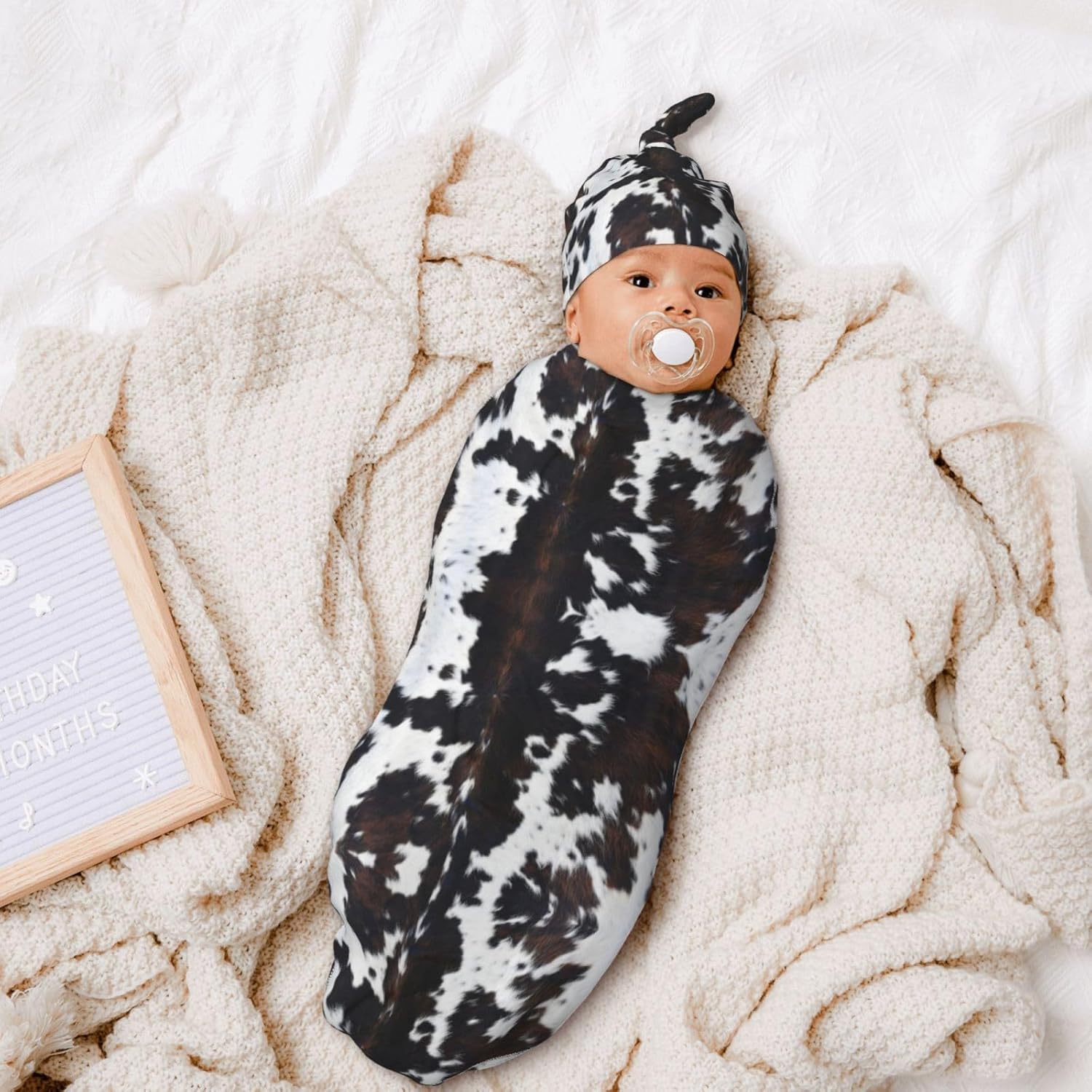 Figtihw Candy Swaddle Blanket Newborn Wrap for Baby Girls Boys
