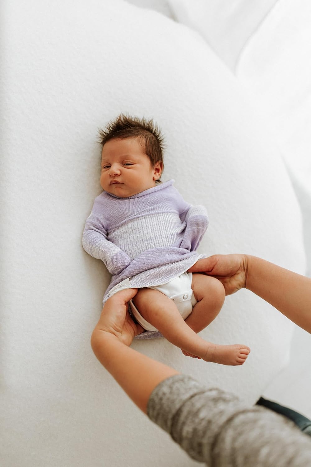 Swaddelini Lavender Sleep Sack for Newborns