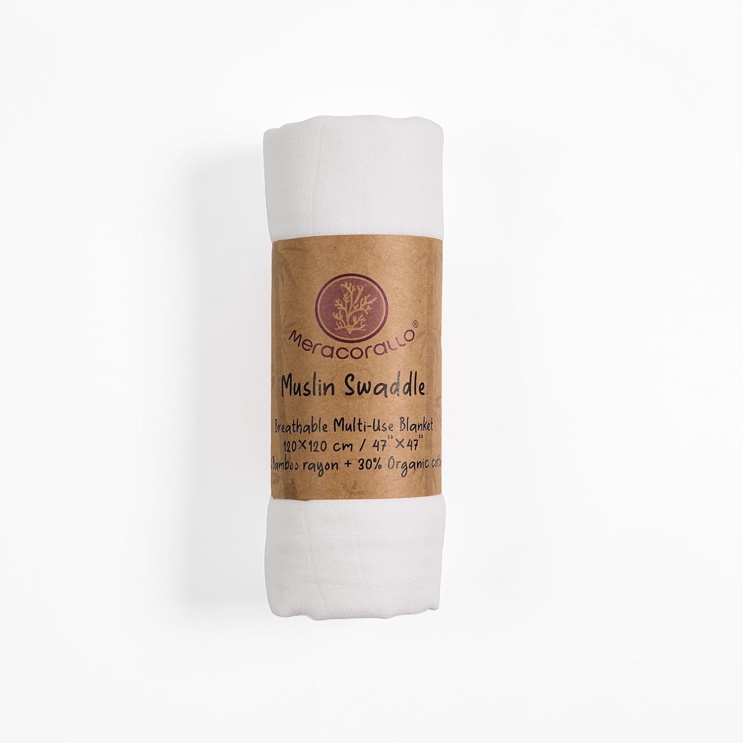 Meracorallo Silky Soft Swaddle Blanket for Baby