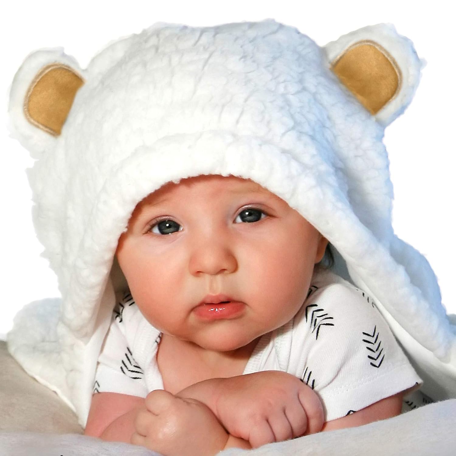 Jam Naturals Organic Newborn Swaddle Wrap with Hood