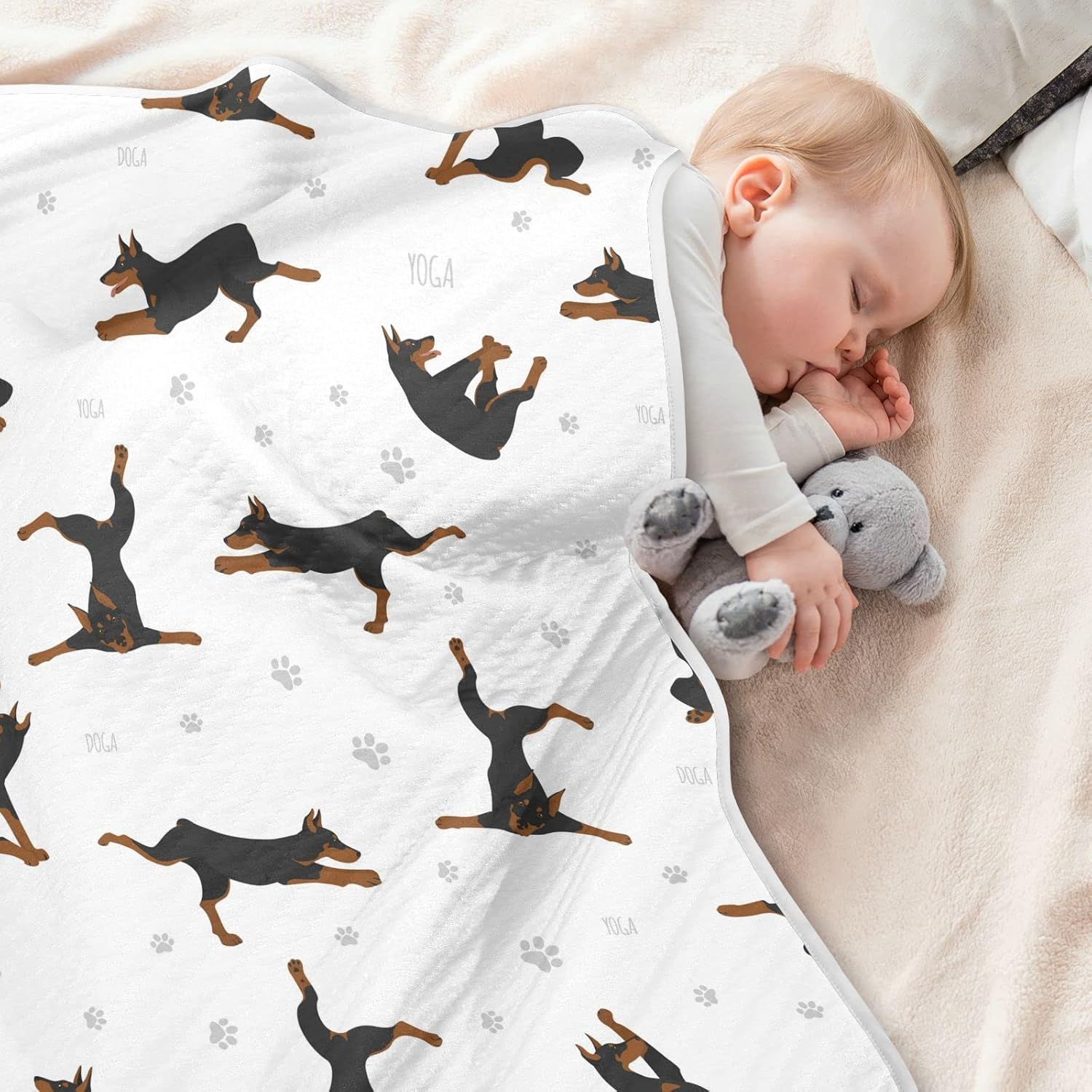Soft Cotton Swaddle Blanket for Infants and Toddlers