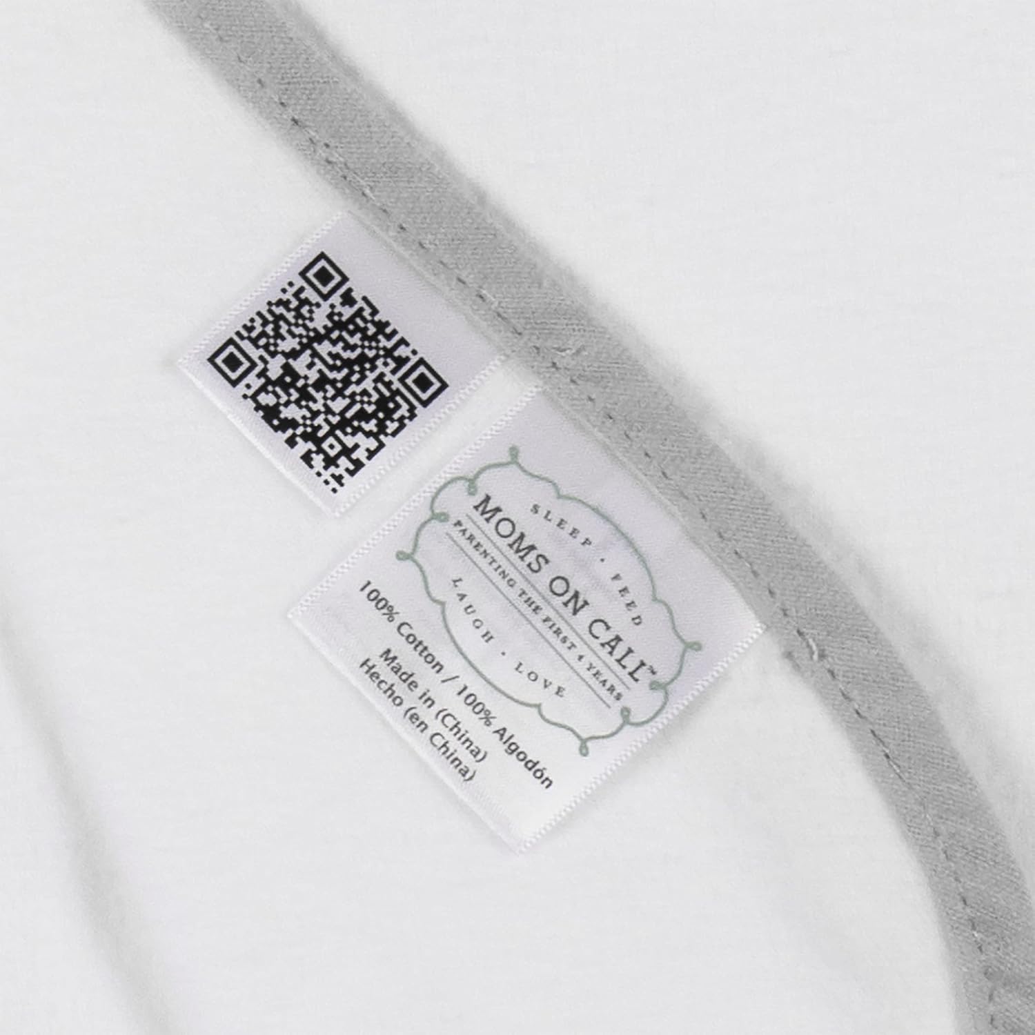 Moms On Call French Grey Cotton Swaddle Blanket for Newborns