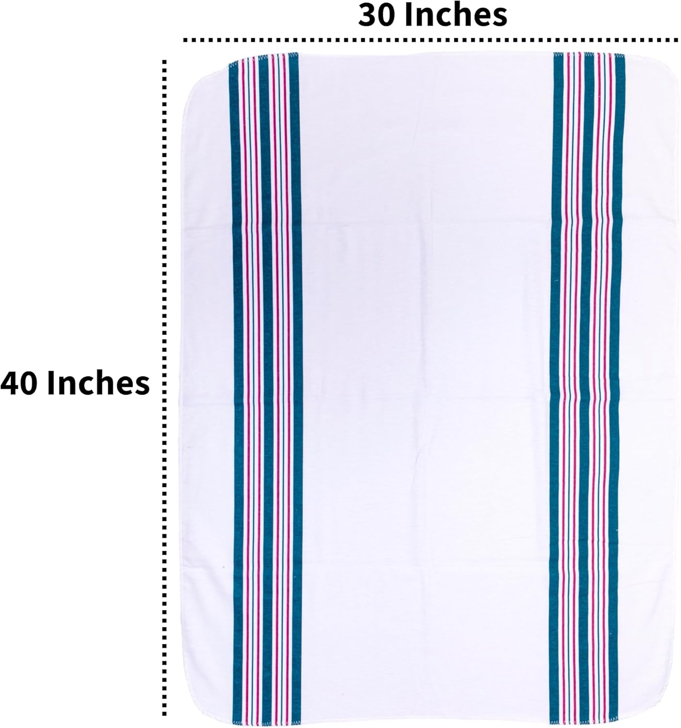 Vakly Hospital Receiving Blankets Pack of 3 30x40