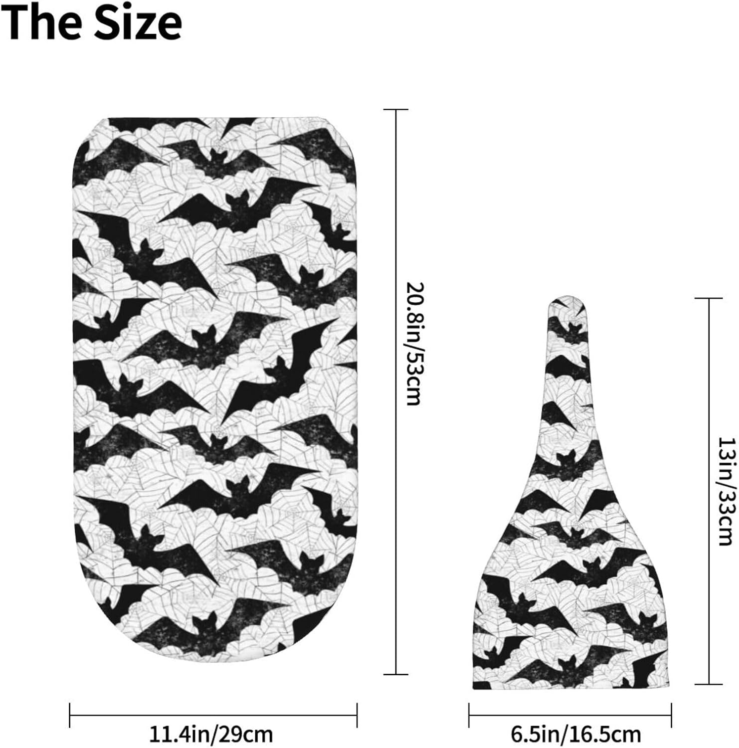 Muishi Black Bat Newborn Swaddle Blanket Hat Set 1