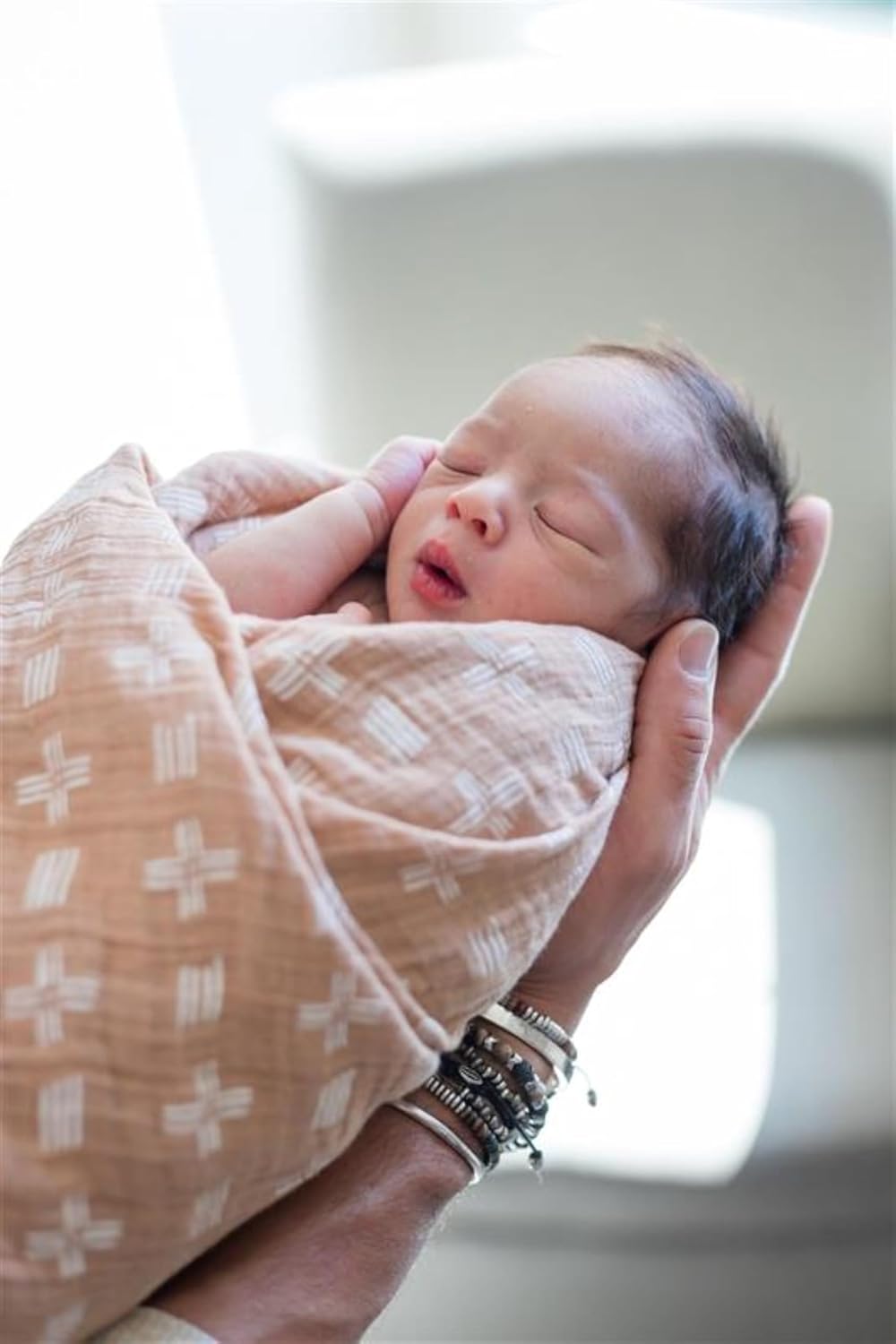 Crane Baby 100 Cotton Muslin Swaddle Blankets Set of 2