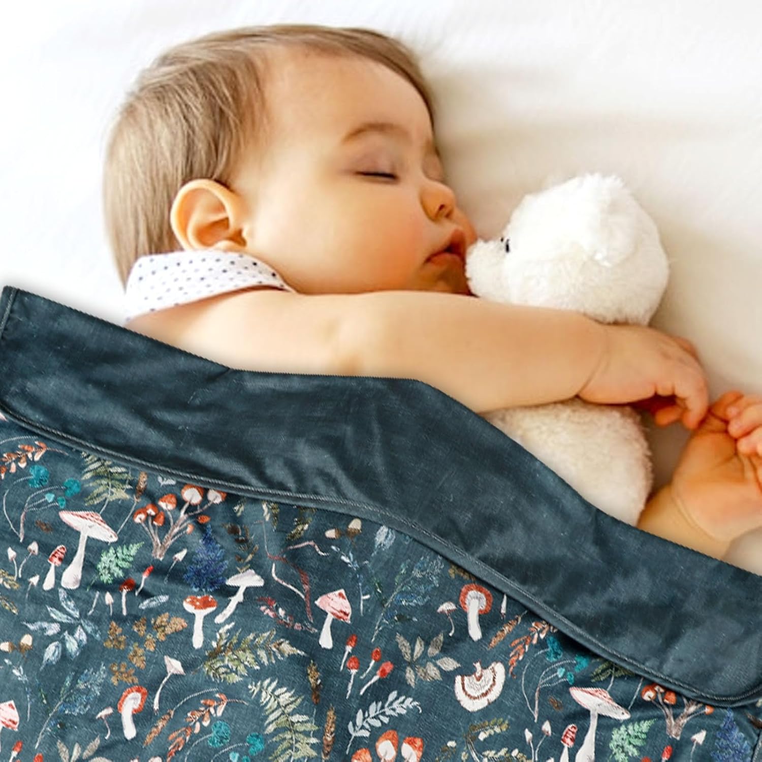 SWESEN Baby Swaddle Blanket - Soft Stretchy Double Layer for Newborns