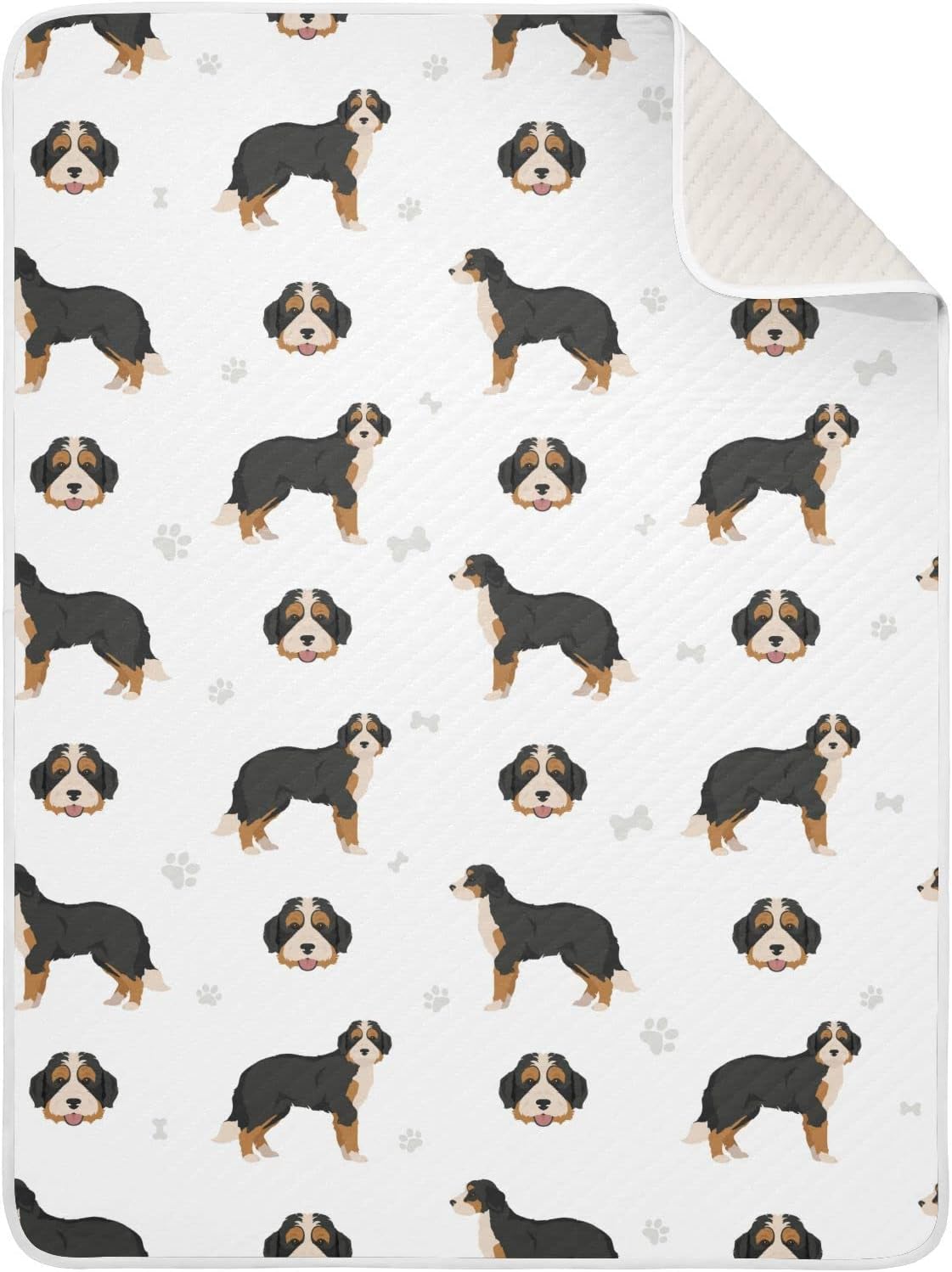Soft Cotton Swaddling Blanket for Babies and Pets 30X40 in
