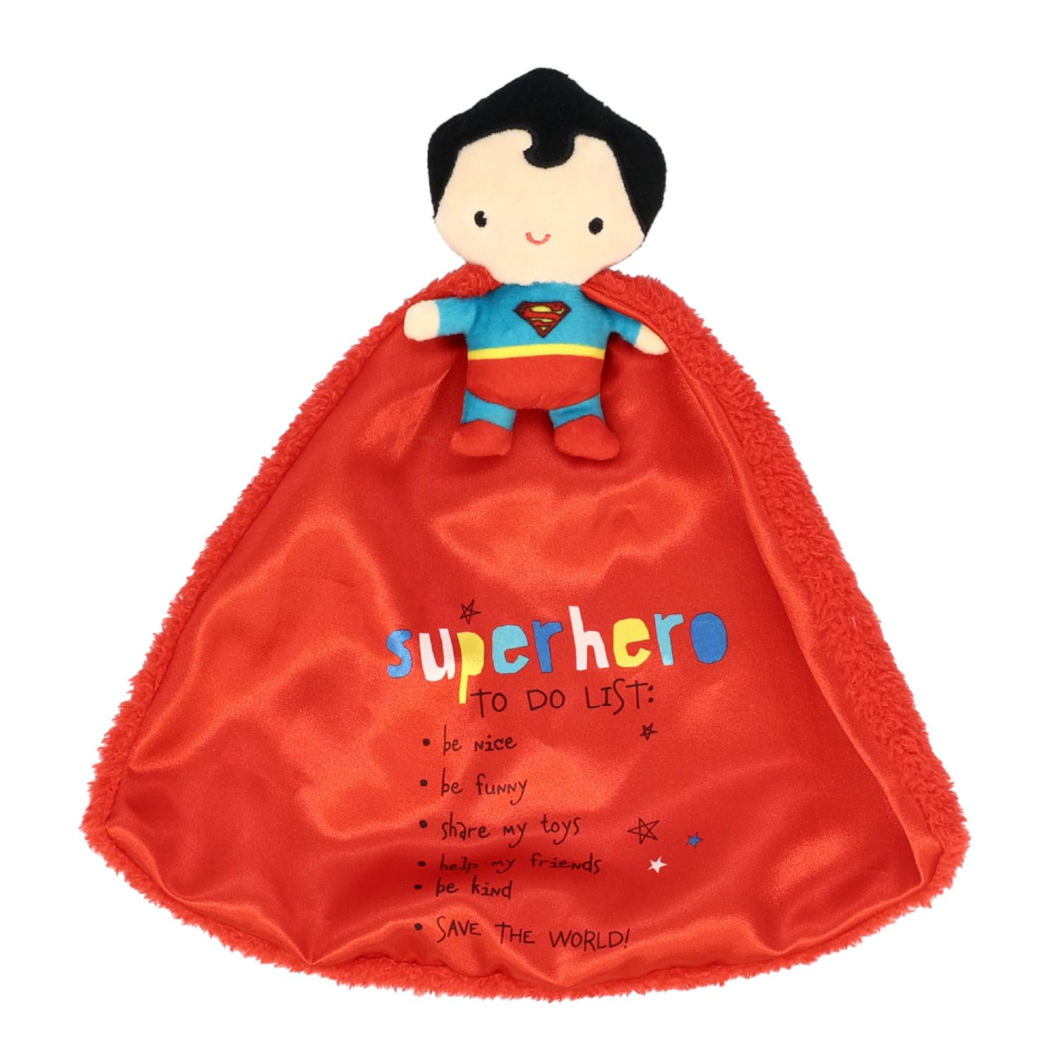 Kids Preferred DC Comics Superman Lovey Security Blanket 1