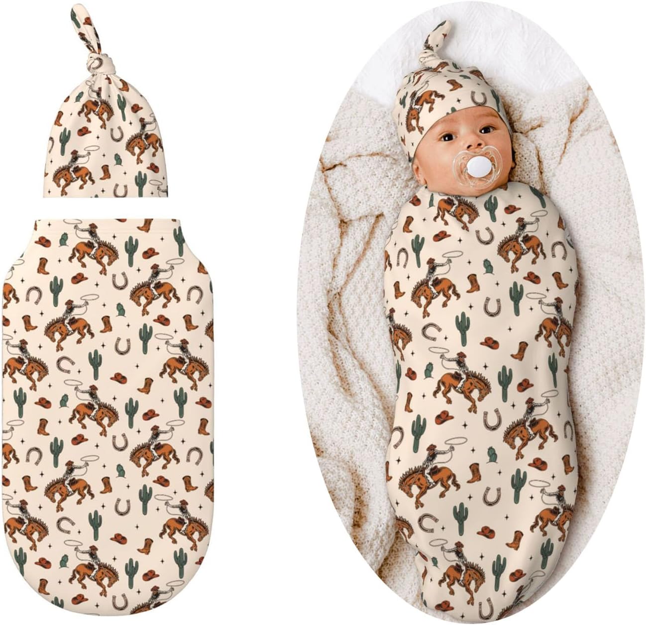 Figtihw Candy Swaddle Blanket for Newborn Baby Girls Boys