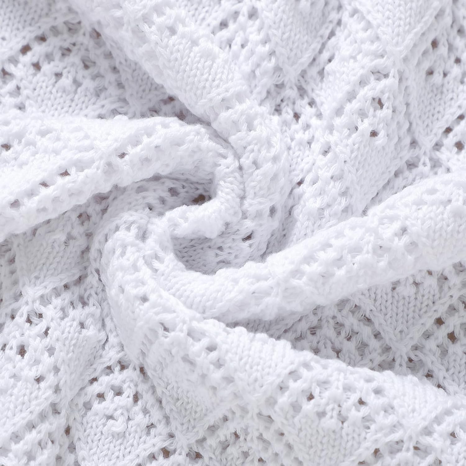 Neiwech Soft Cotton Swaddle Blanket 40x30 Inch