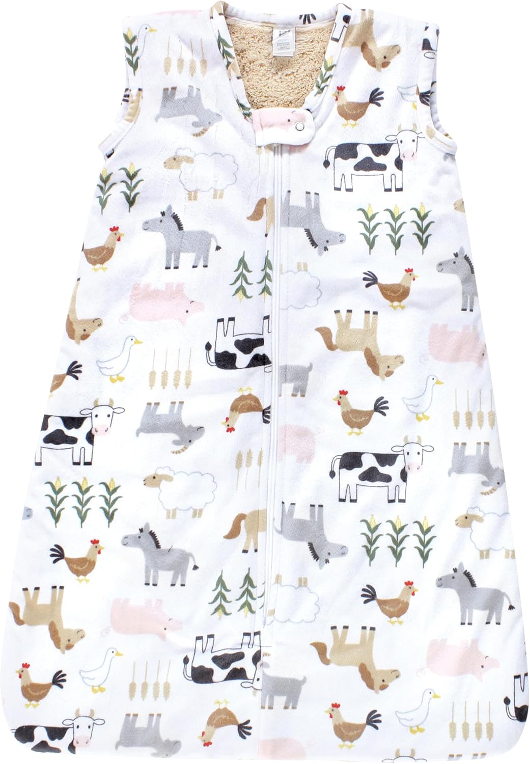 Hudson Baby Mink Faux Fur Sleep Sack for Warmth