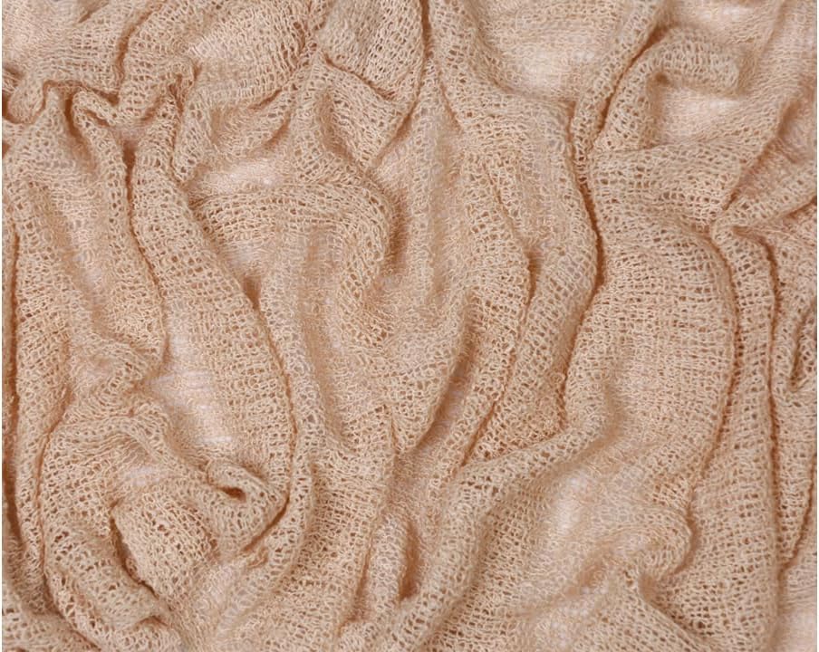Matissa Newborn Baby Swaddling Blanket Beige