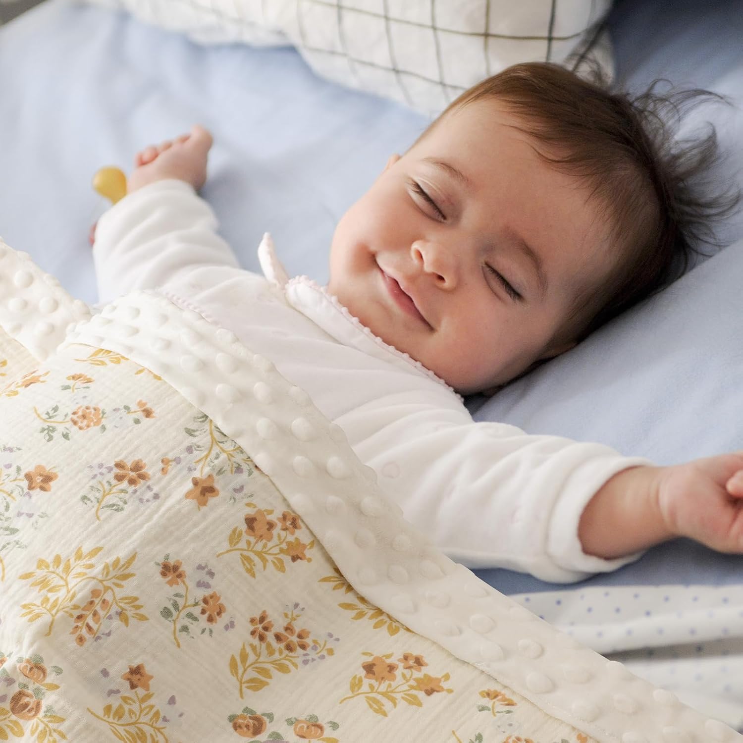 Knirose Reversible Baby Swaddle Blanket 30x41 Inches