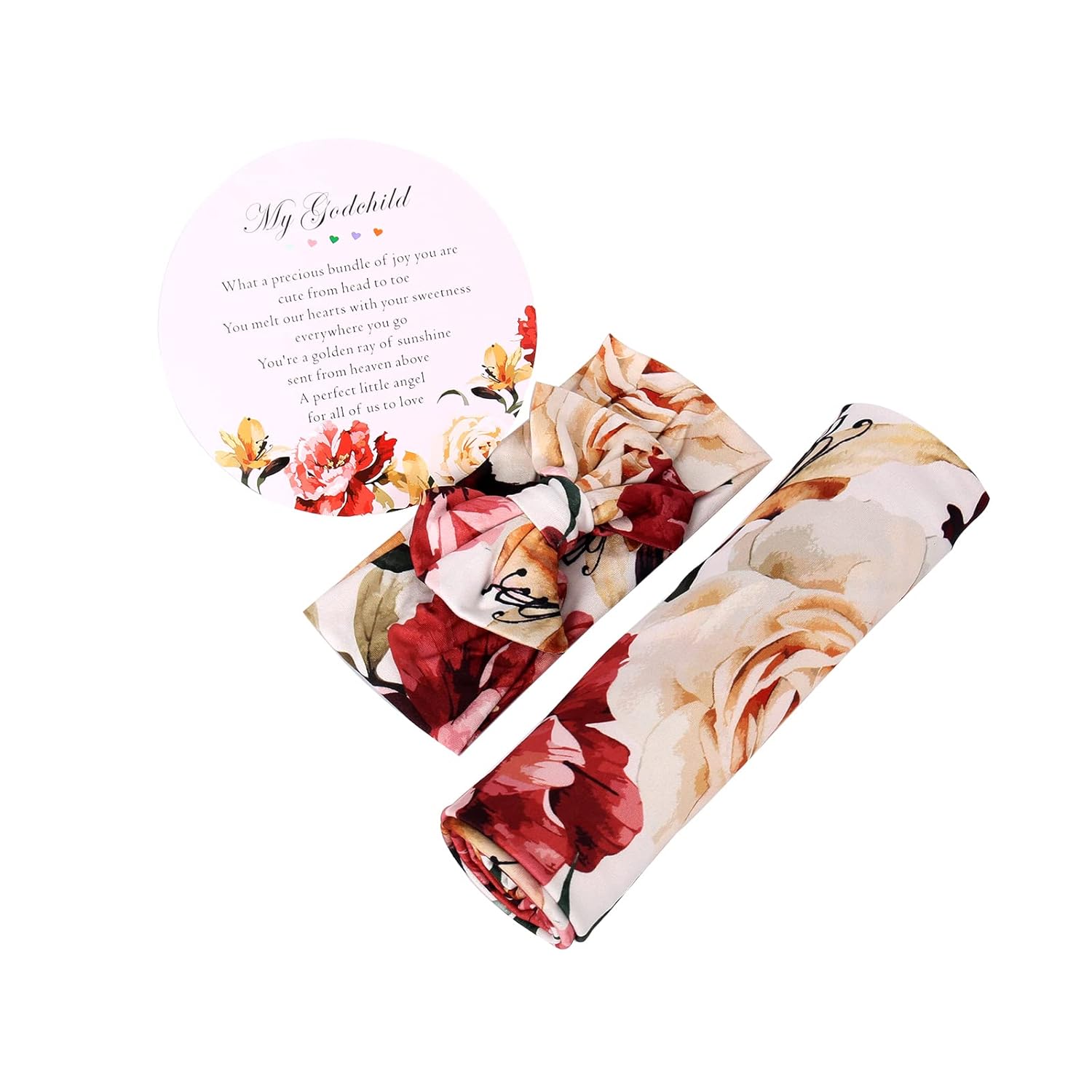 Galabloomer Flower Print Swaddling Blankets Set