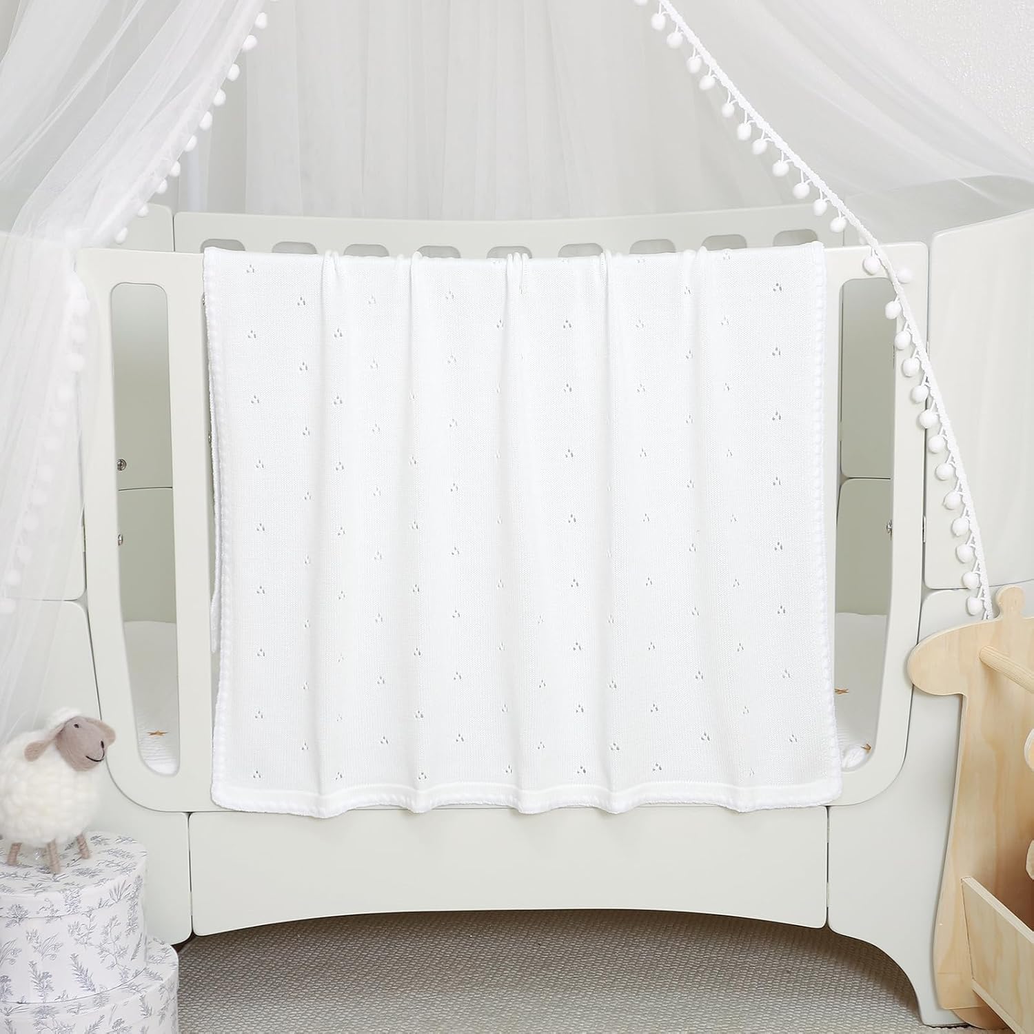 Wugugu Baby Blanket Ultra Soft Swaddle 30x40 Inch