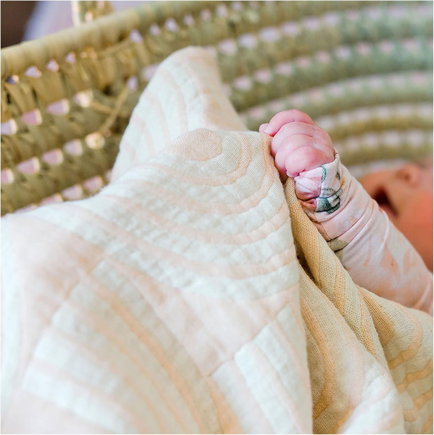 Crane Baby Rainbow Blanket 30 x 40
