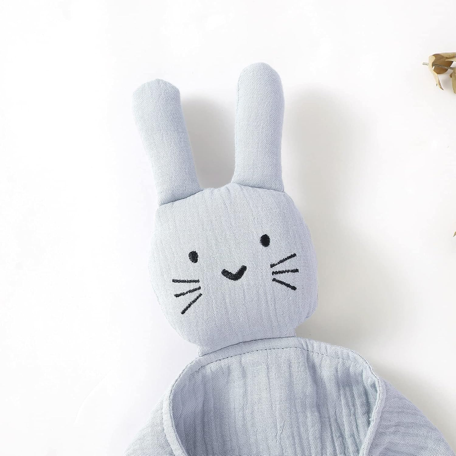 Okdiy Organic Cotton Bunny Lovey for Newborn Baby