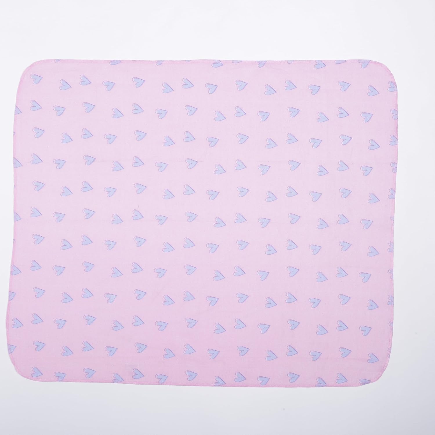 EVERYDAY KIDS 4 Pack Soft Flannel Swaddling Blankets for Newborn Girls
