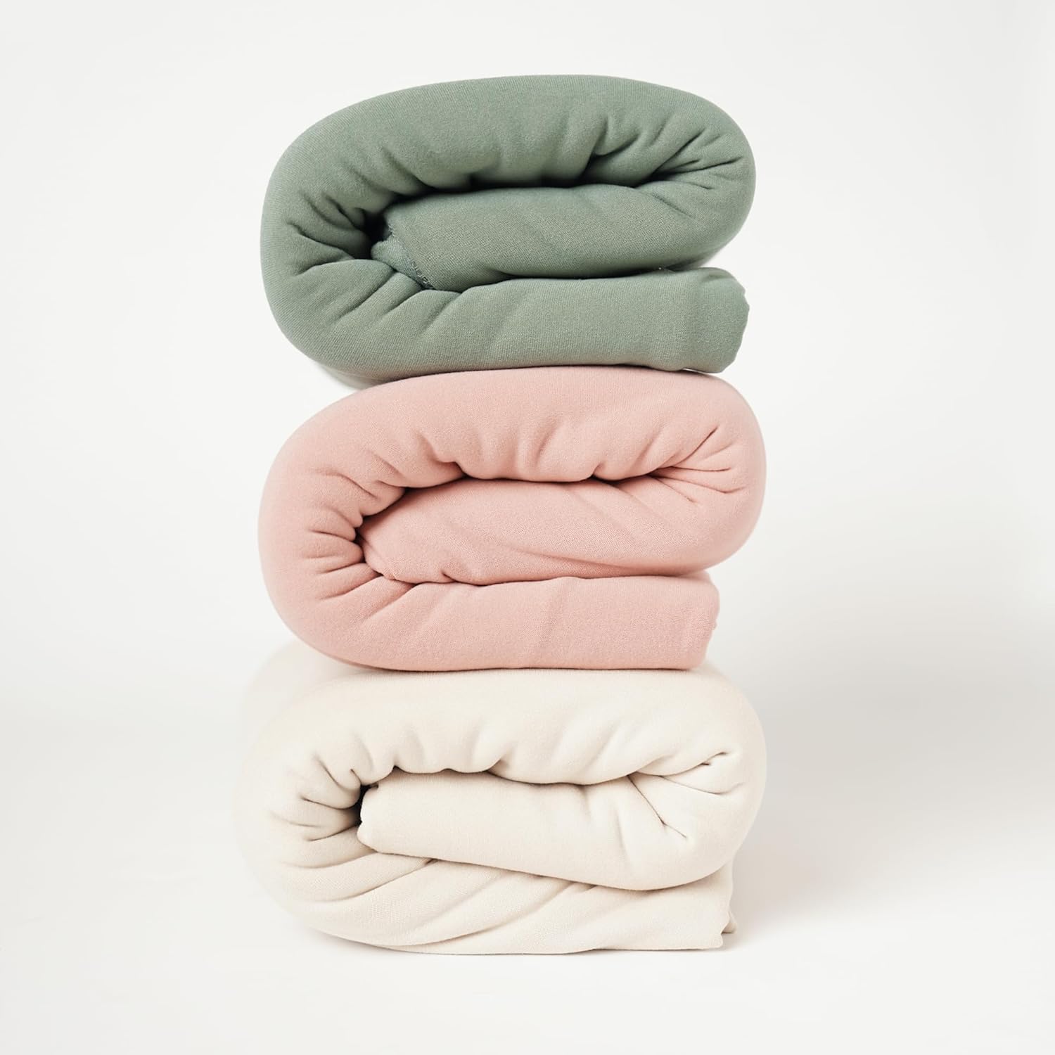 MairMore Baby Swaddle Blanket with Beanie Set Apricot 1