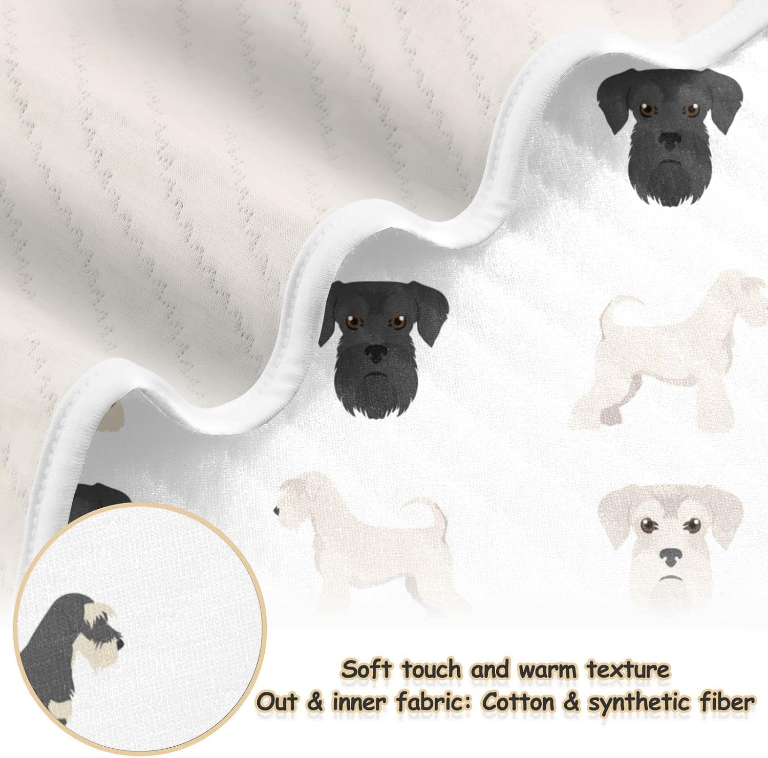 Soft Cotton Swaddle Blanket for Baby Pet 30x40 Inches