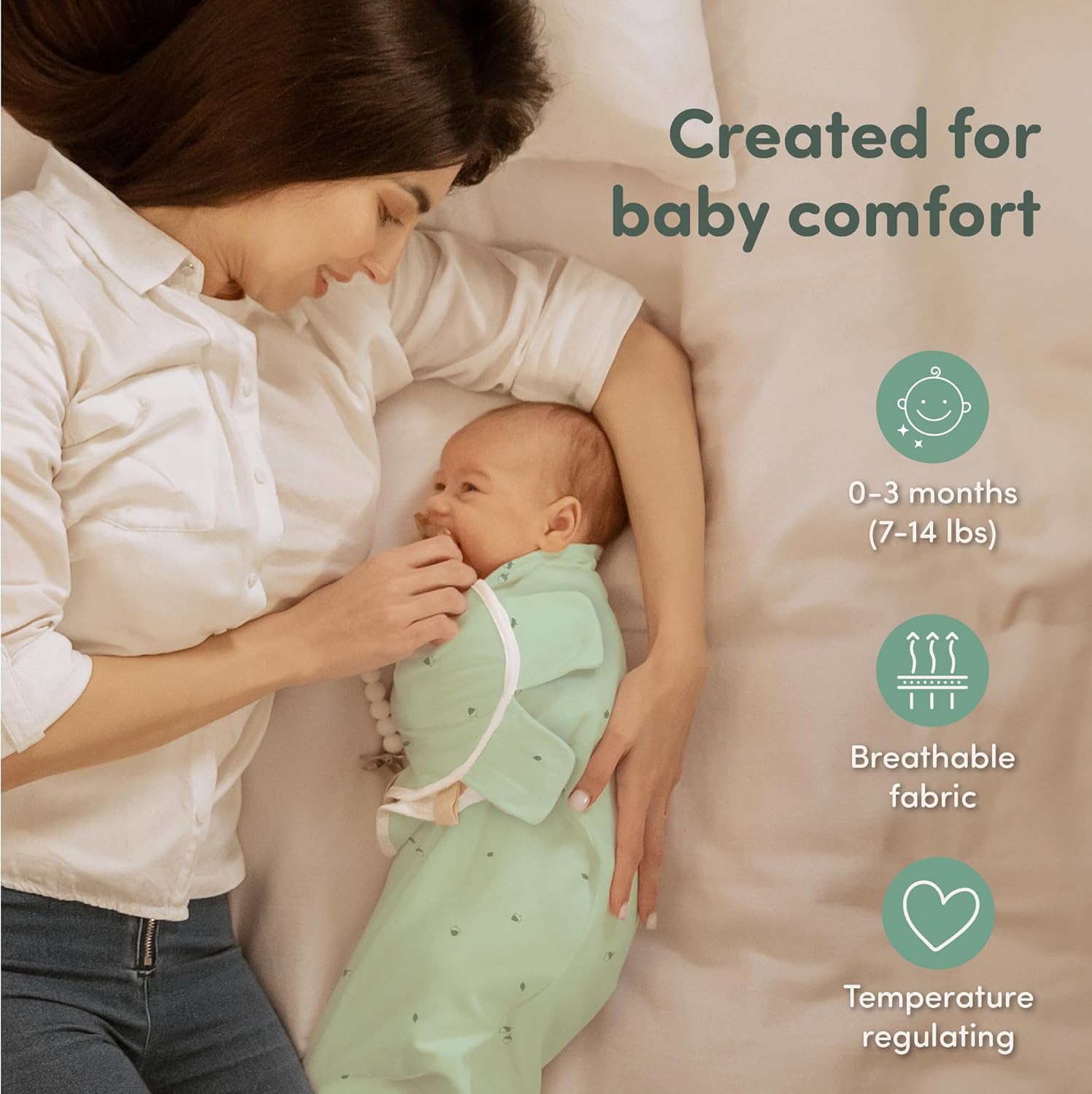 Sweety Fox 3-Pack Organic Baby Sleep Sacks 1