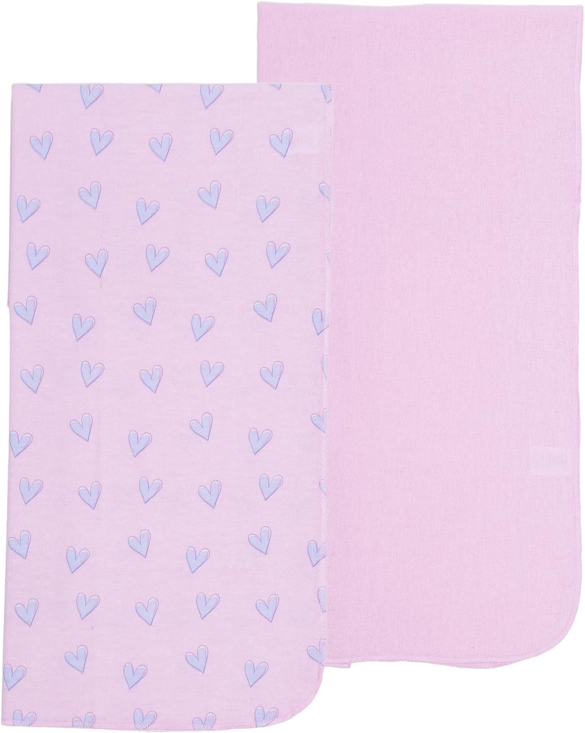 EVERYDAY KIDS 4 Pack Soft Flannel Swaddling Blankets for Newborn Girls