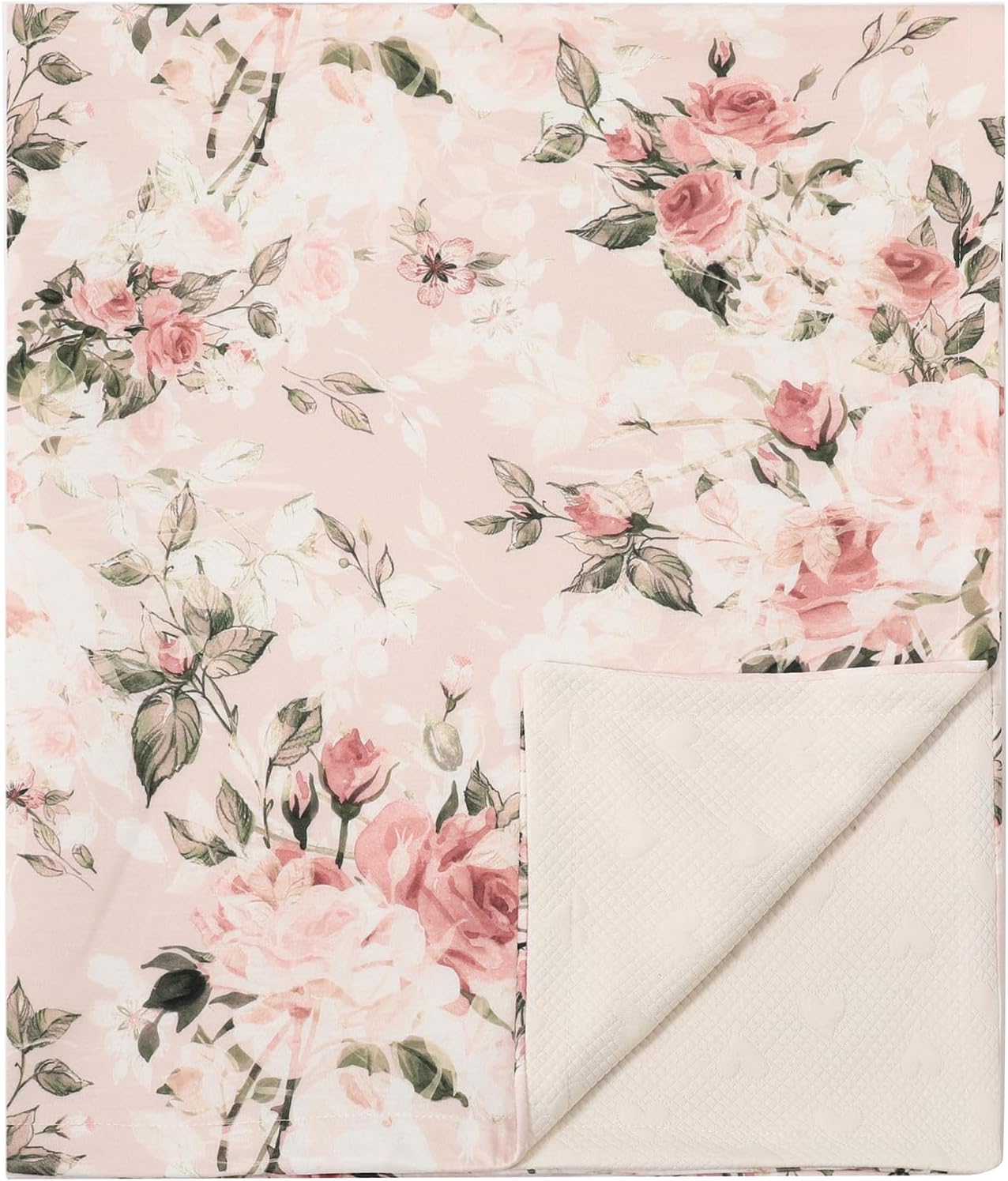 Galabloomer Unisex Baby Blanket - Vintage Rose