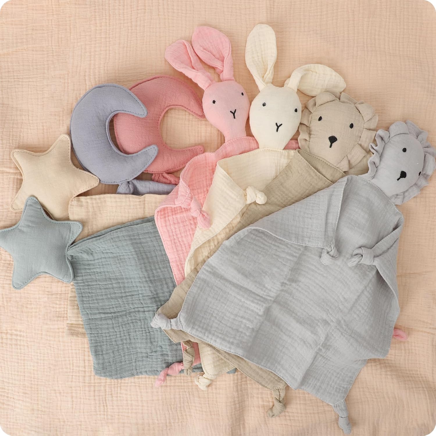 Knirose Newborn Star Lovey Security Blanket