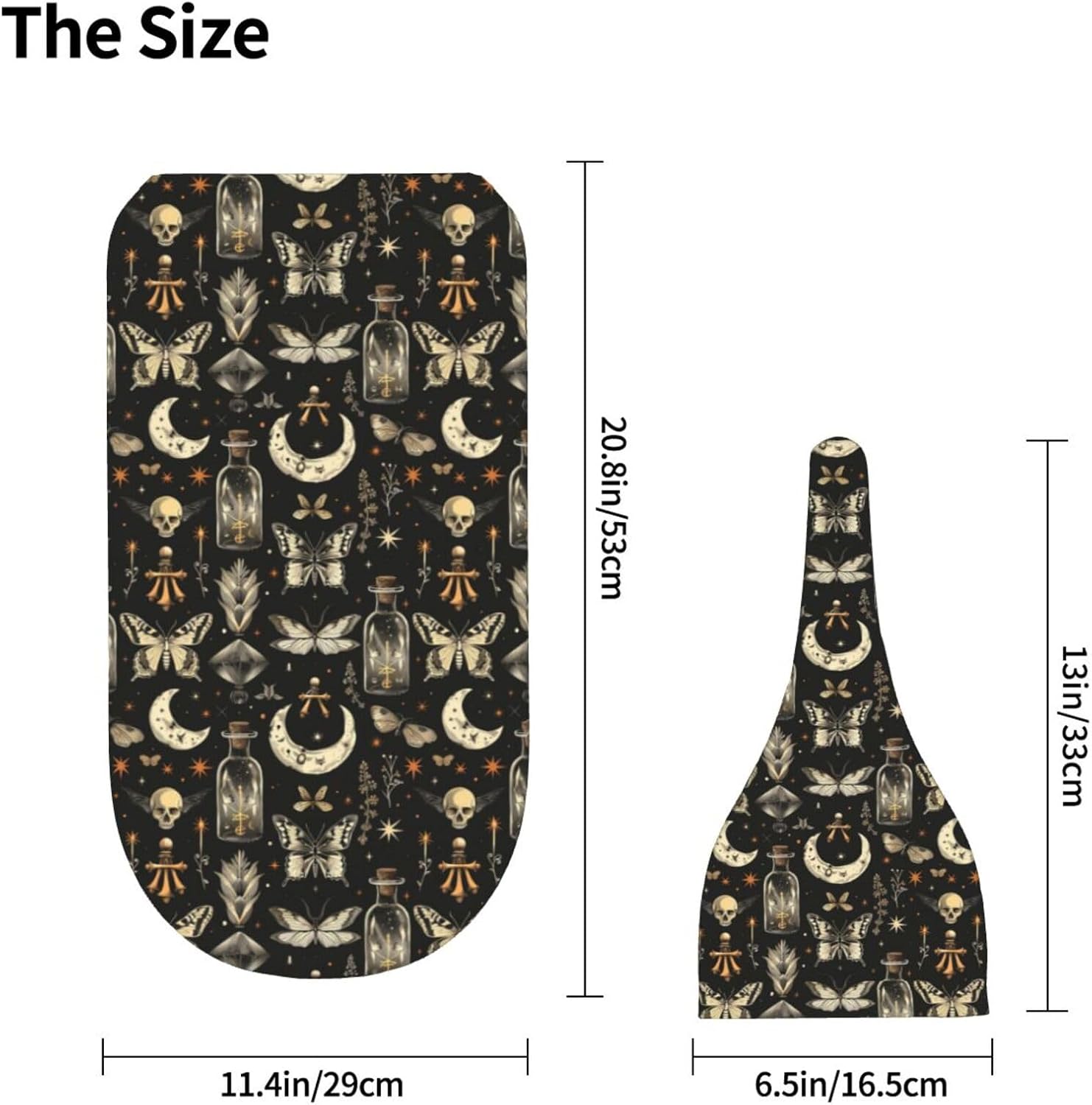 Muishi Moths and Moons Swaddle Blanket and Hat Set
