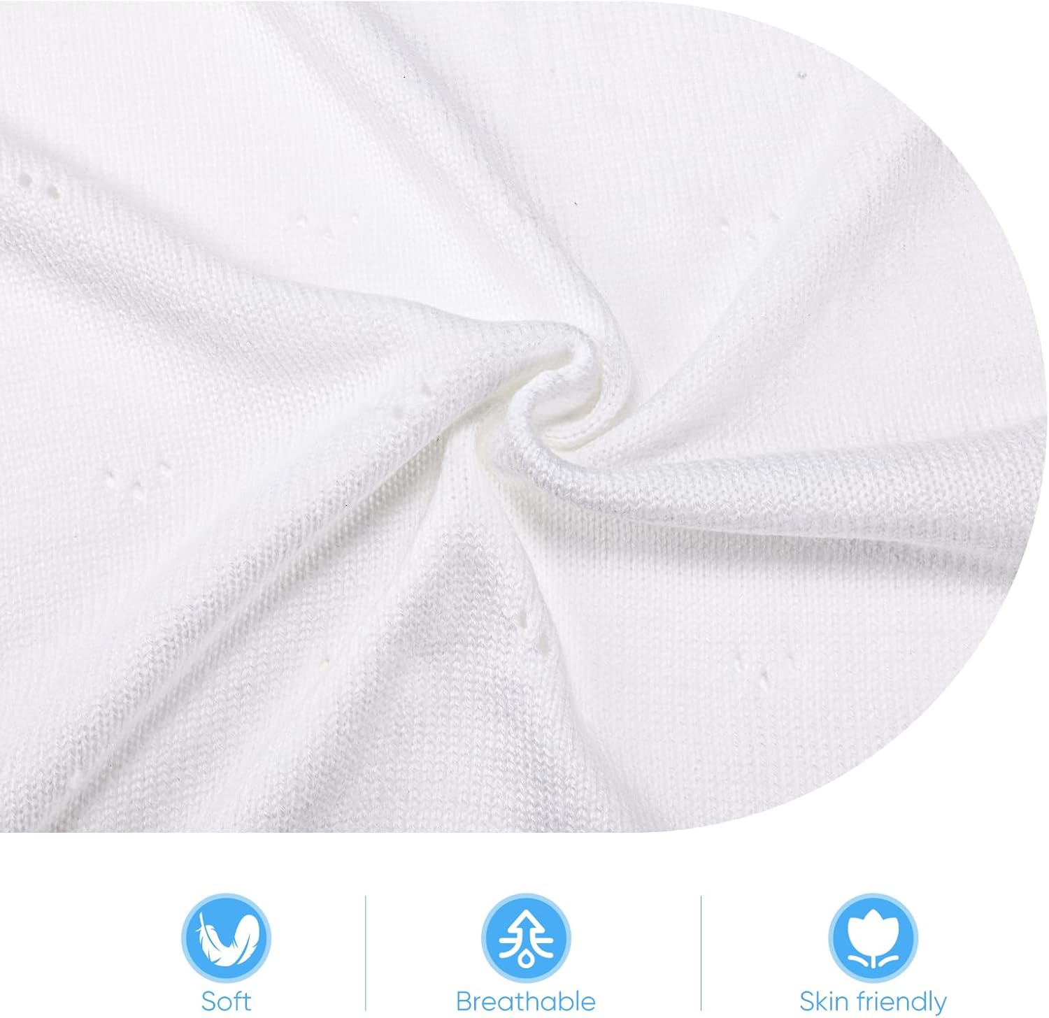 Runeaoys Swaddling Blanket with Heart Design for Baby Girls and Boys 1