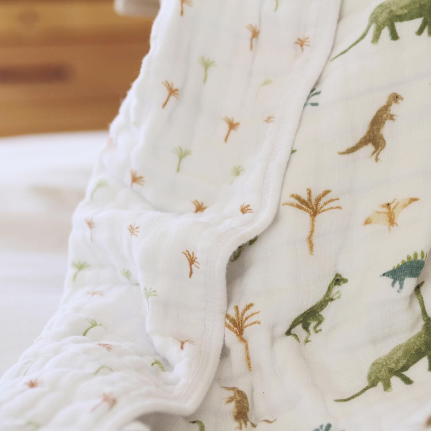 Aden Anais Dino Jungle Muslin Blanket for Baby