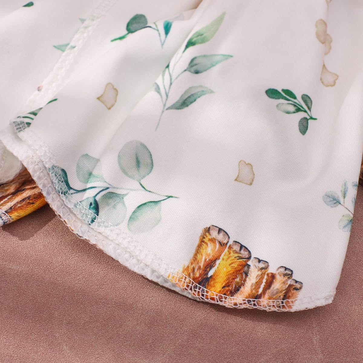 Ylsteed Baby Highland Cow Swaddle Blanket Set