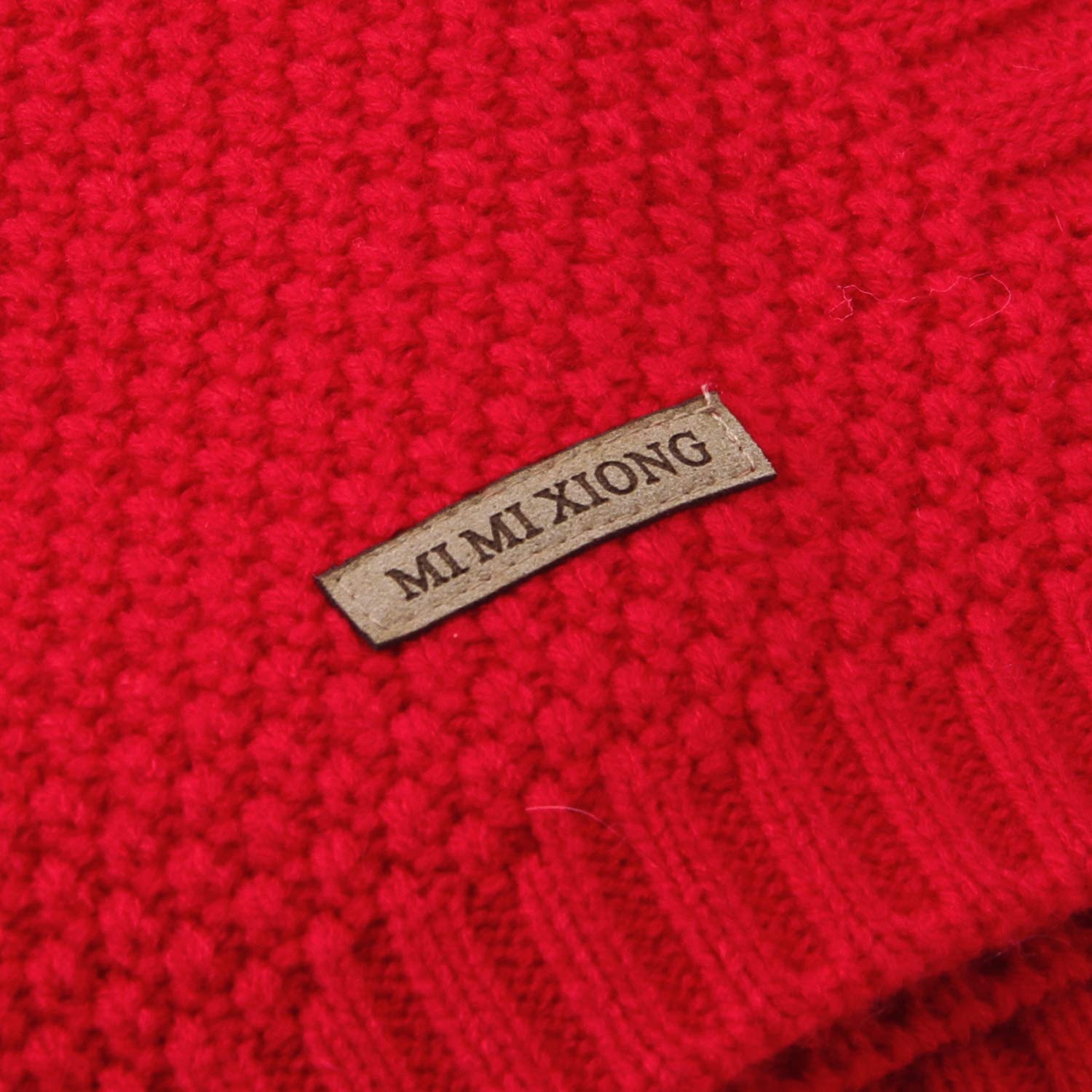 Mimixiong Red Baby Blanket 40x30 Inch Knit