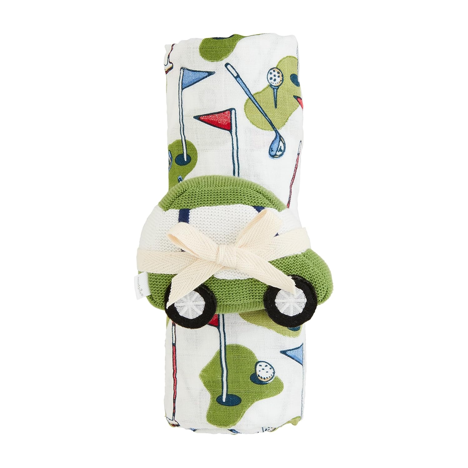 Mud Pie Kids Golf Swaddle and Rattle Set 1