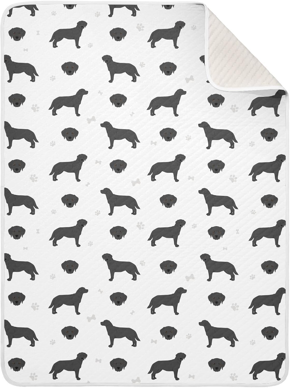 KICPOAY Swaddle Blanket 30x40 Inch Soft Cotton for Baby and Dogs
