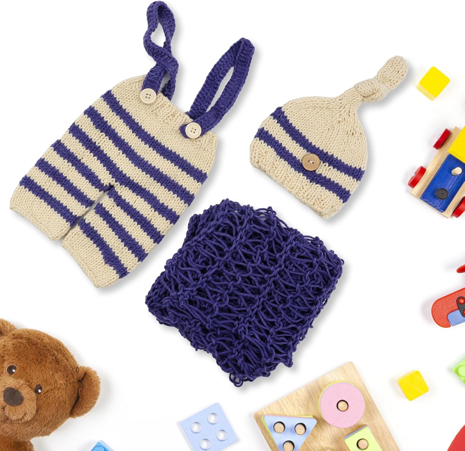 SPOKKI 3PCS Newborn Baby Prop Set for Twins