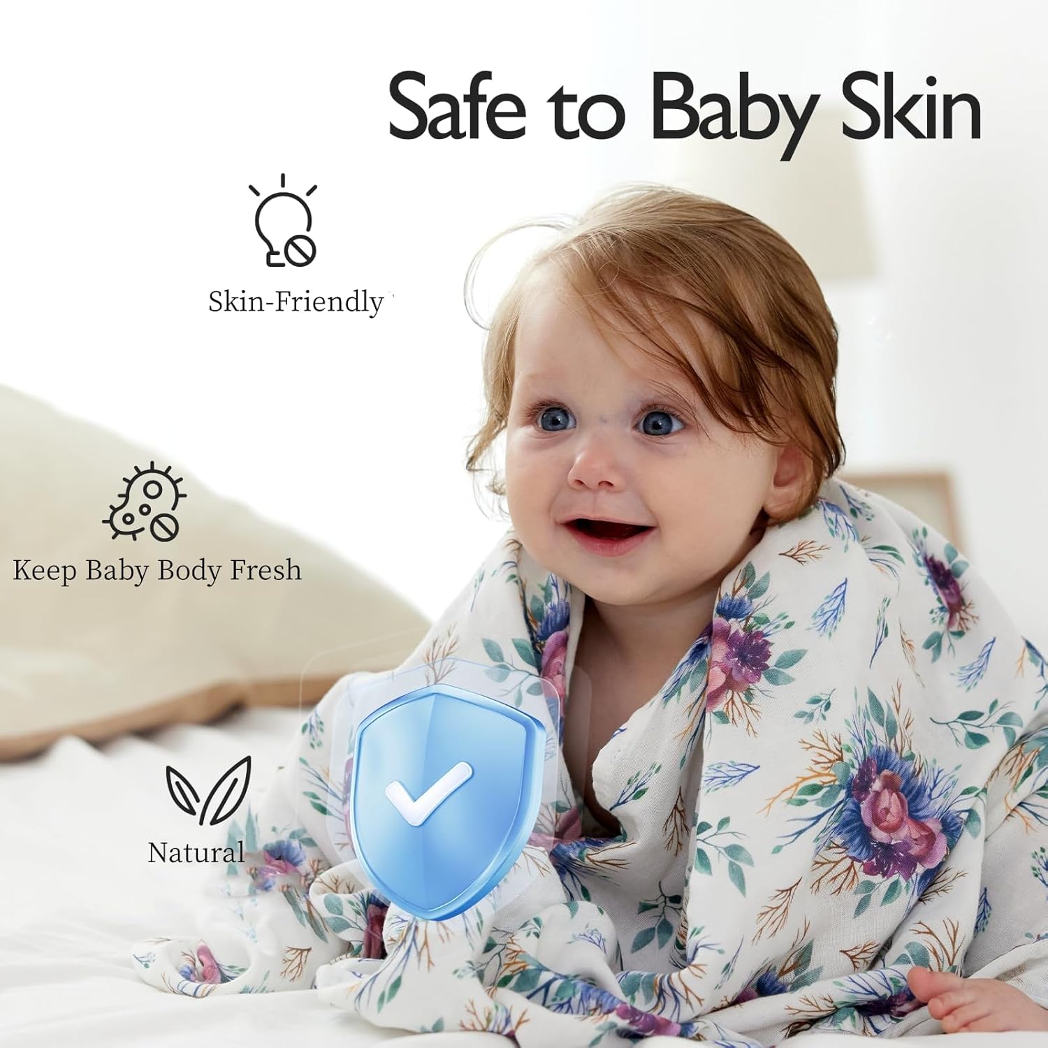 Momcozy Soft Muslin Swaddle Blankets 2 Pack