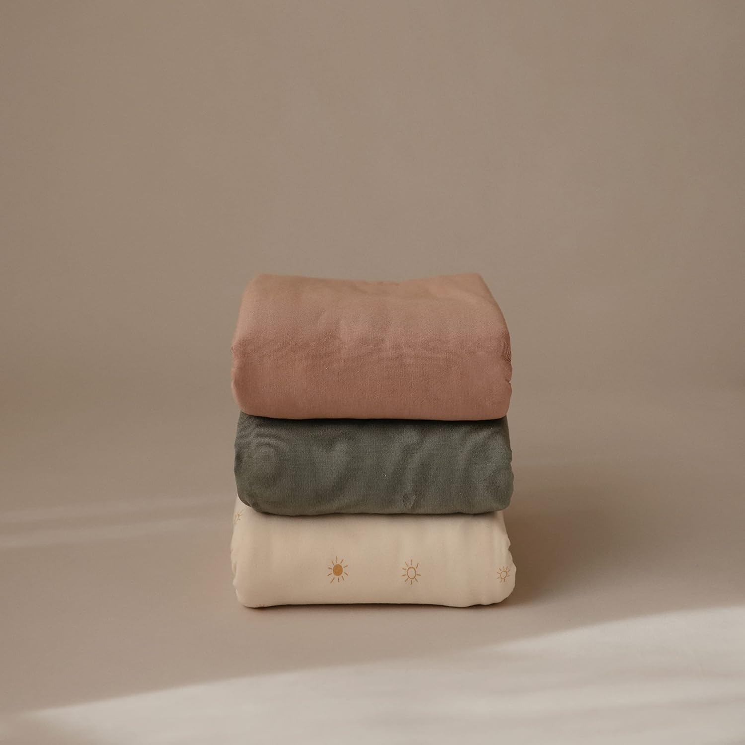 Mushie Stretchy Baby Swaddle Blanket - Dried Thyme