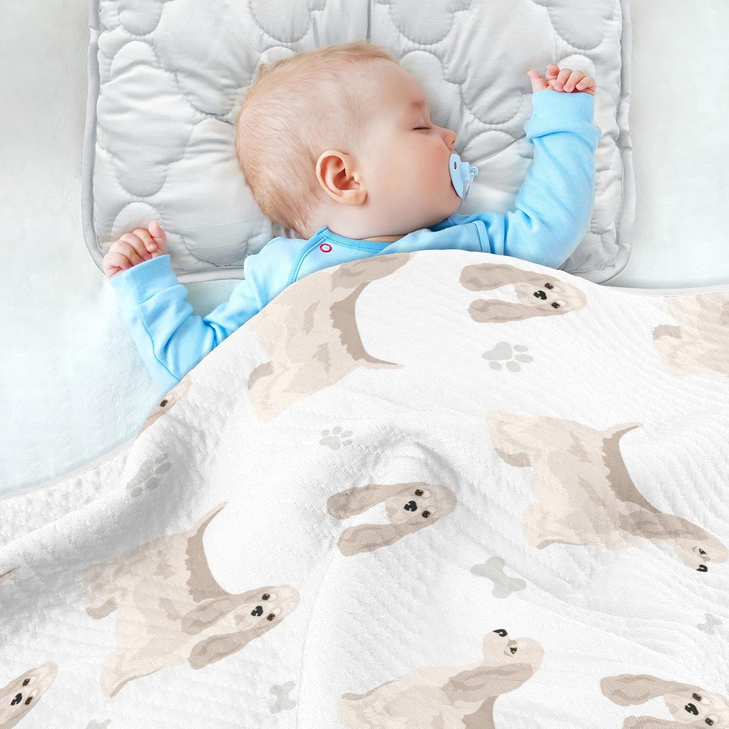 American Cocker Spaniel Swaddle Blanket for Infants 30x40 Inches