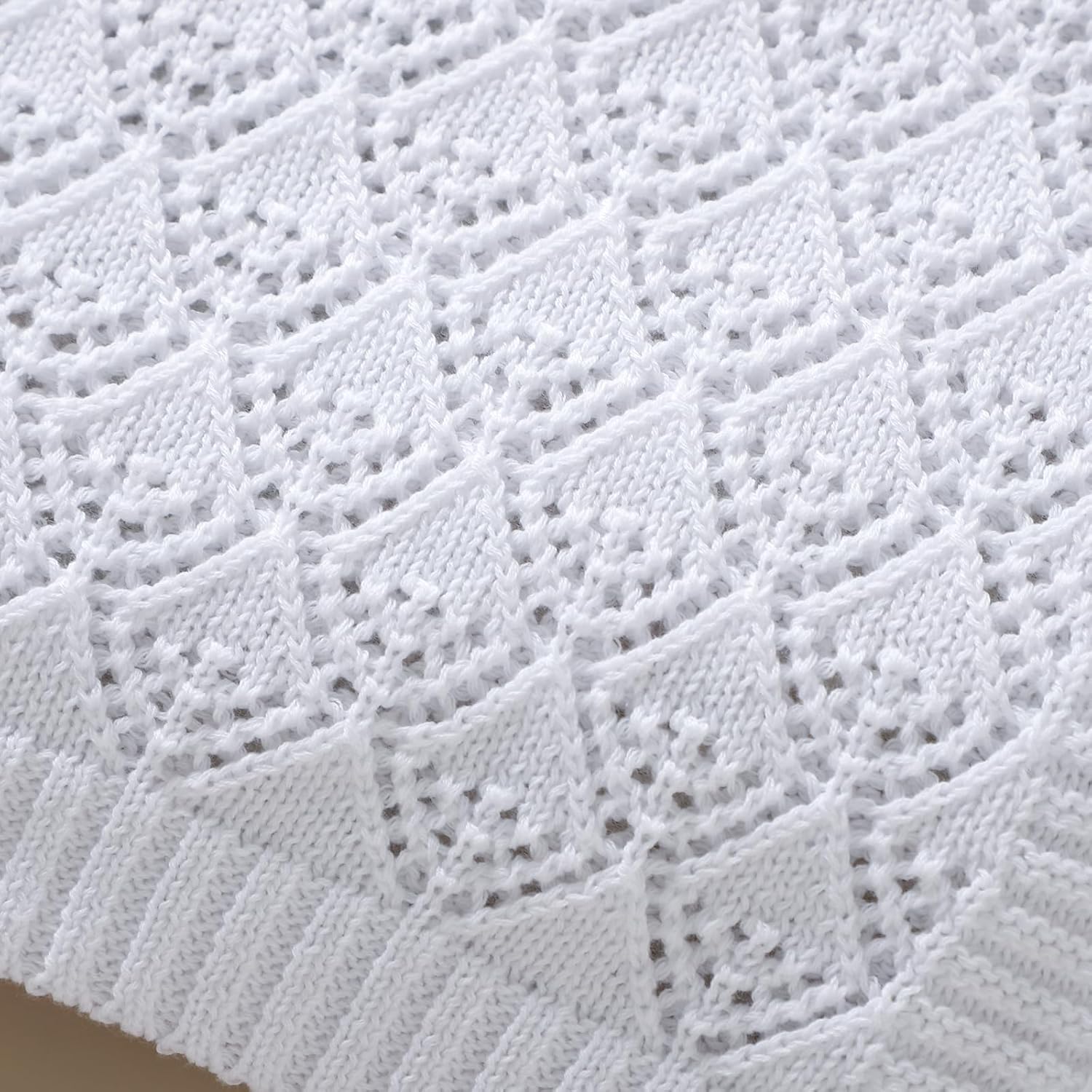 Neiwech Soft Cotton Swaddle Blanket 40x30 Inch