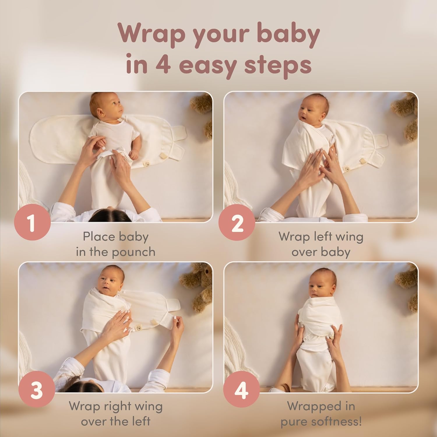 Sweety Fox 3-Pack Organic Baby Sleep Sacks