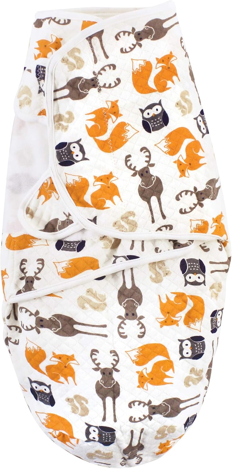 Hudson Baby Unisex Swaddle Wrap 3pk - Boy Forest