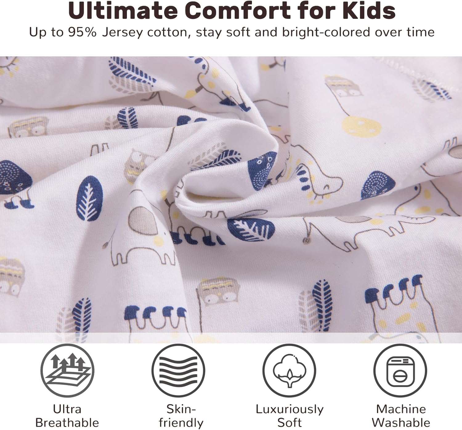 LITTLE TOTS Baby Swaddle Blanket 2 Pack 0-3 Months 1