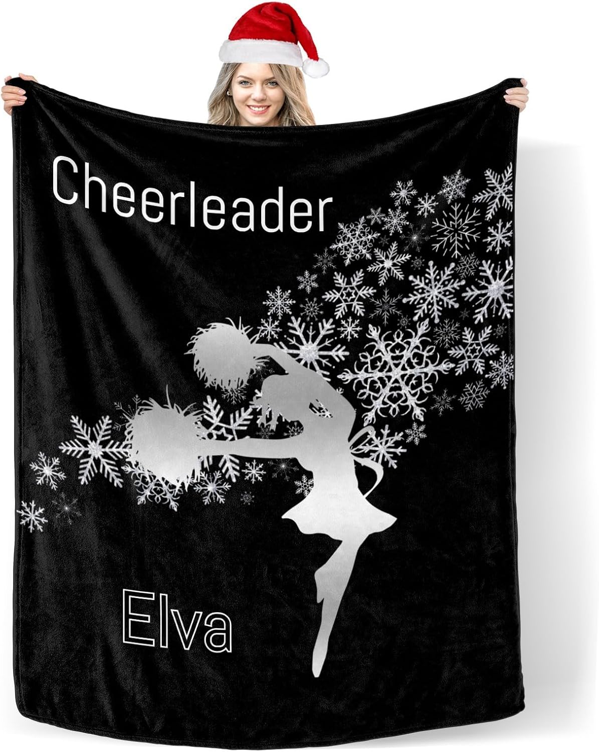 Custom Blanket with Name Text for Baby Shower Birthday Gift 30x40inch