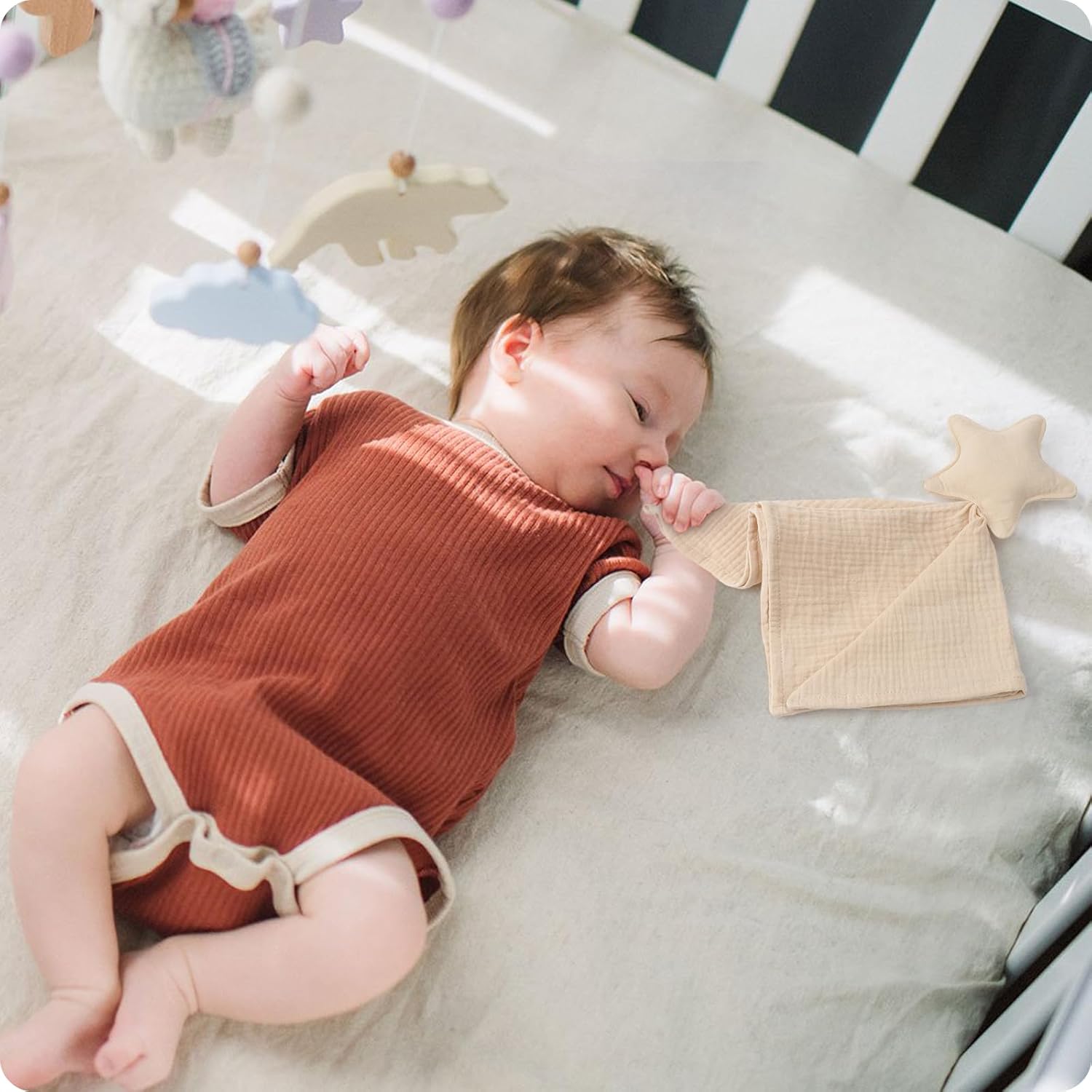 Knirose Newborn Star Lovey Security Blanket